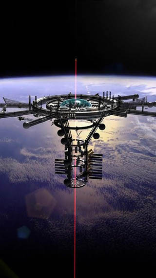 Space Elevator From Space